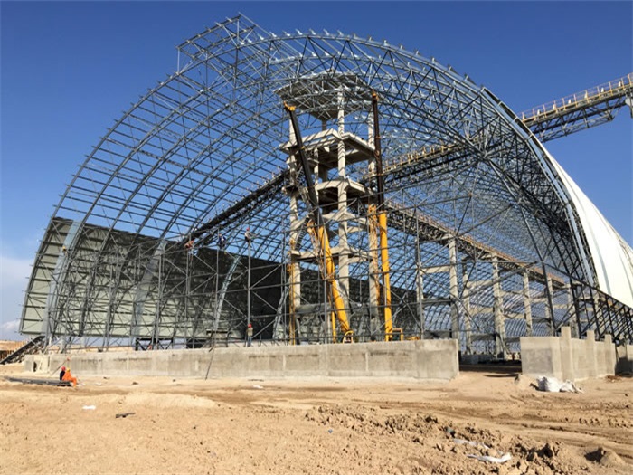 塔城煤机油桶翘工程网架